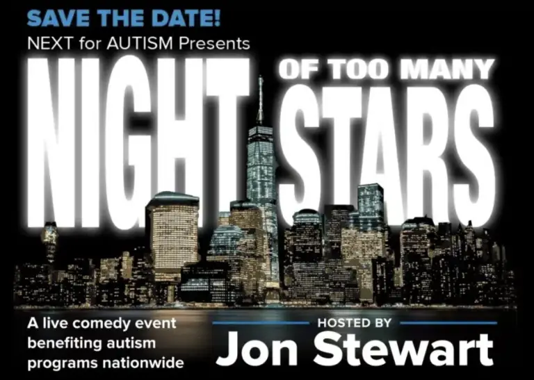 Official promotional poster for Night of Too Many Stars. Photo courtesy of NEXT for AUTISM.